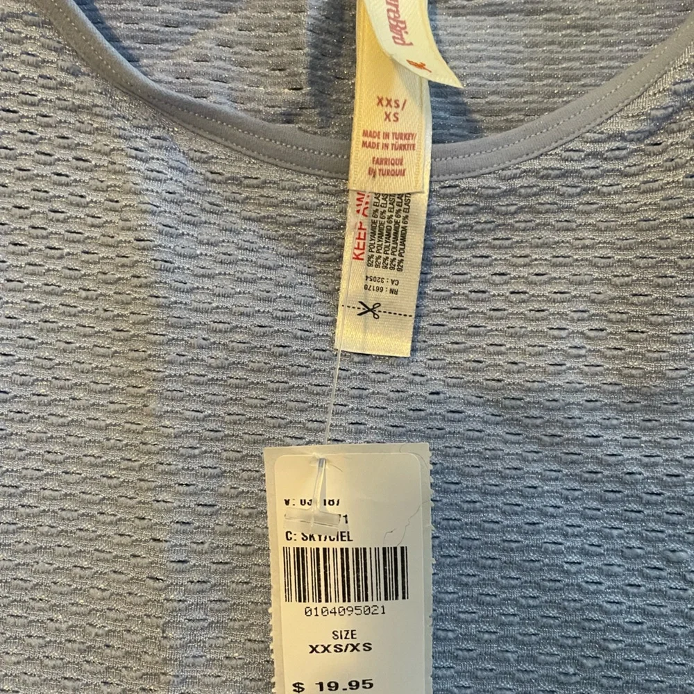 NWT Anthro LyreBird Women's Light Blue Tank Top - Picture 4 of 4